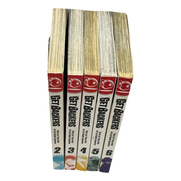 Get Backers Lot 5 Graphic Novel Lot 5 Vol 2 3 4 5 6 Yuya Aoki English - Picture 5 of 6